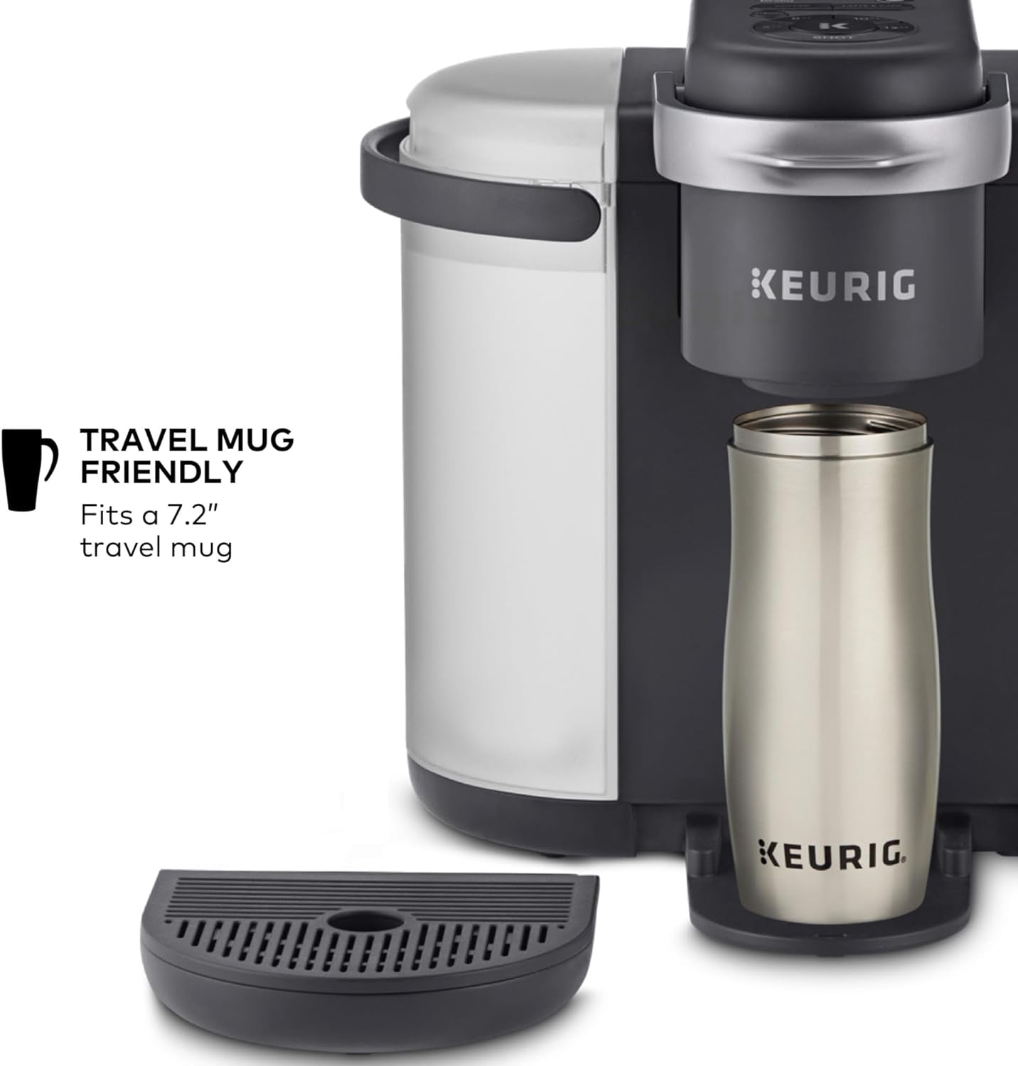 Keurig K-Cafe K-Duo: Multi-Functional Single Serve Coffee, Latte, and Cappuccino Maker in Dark Charcoal