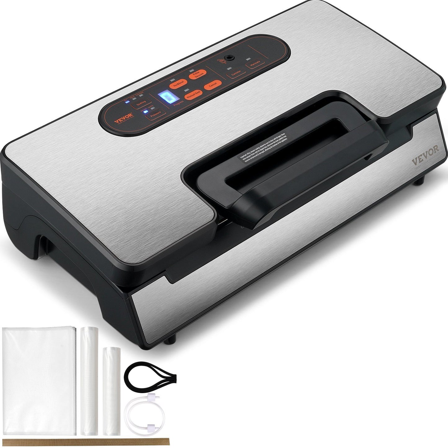 VEVOR Vacuum Sealer Machine - 90Kpa Dual Pump and Dual Sealing - Keep Food Fresh and Save Money