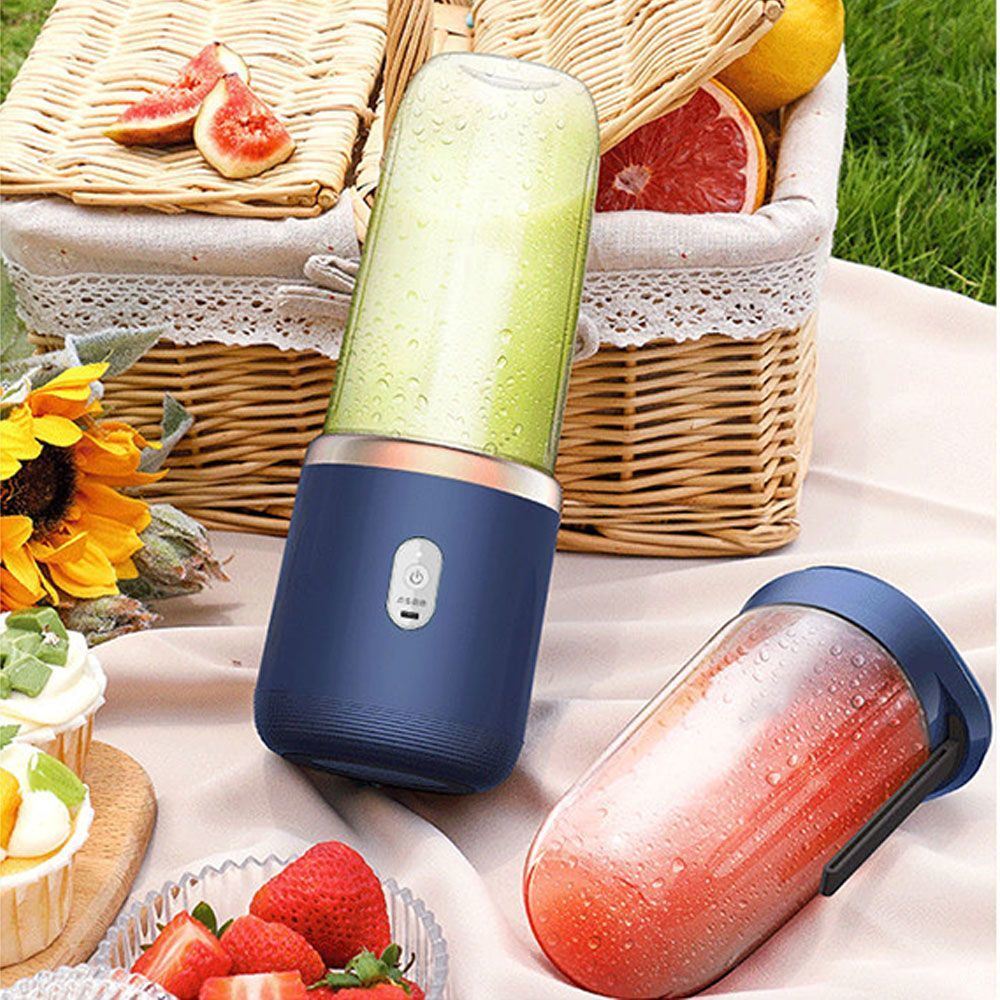 Portable Electric Juicer 400ml - Lemon Orange Fruit Squeezer Mixer