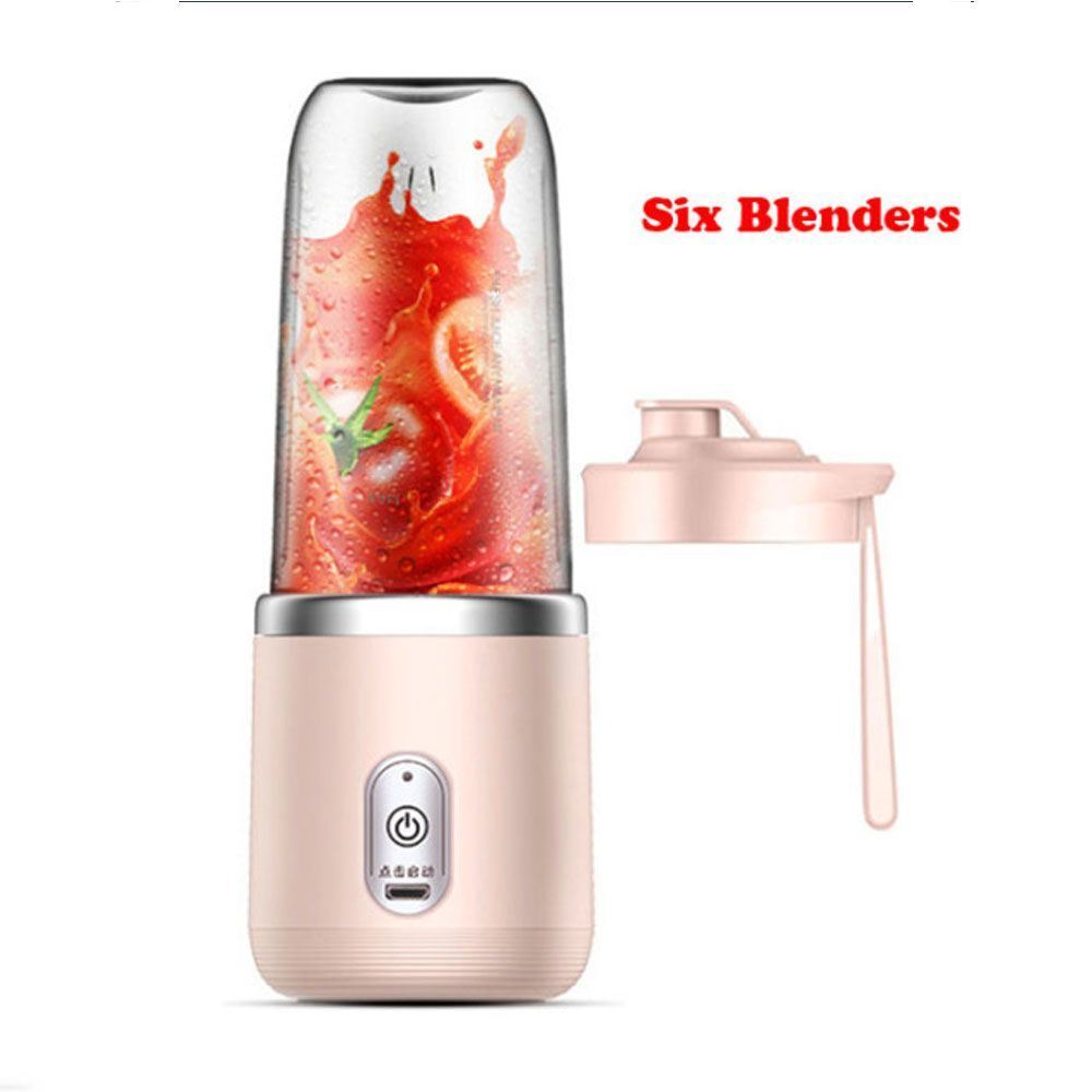 Portable Electric Juicer 400ml - Lemon Orange Fruit Squeezer Mixer