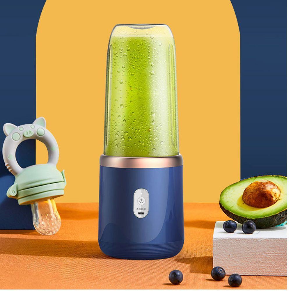 Portable Electric Juicer 400ml - Lemon Orange Fruit Squeezer Mixer