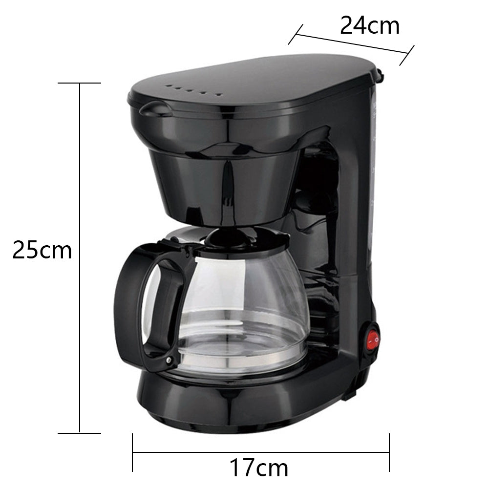 650w Automatic Drip Coffee Maker 750ml | Large Capacity Espresso Machine for Beginners | Thermostatic Base | EU Plug