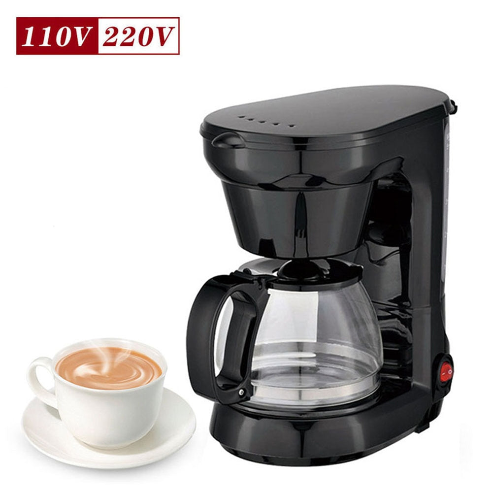 650w Automatic Drip Coffee Maker 750ml | Large Capacity Espresso Machine for Beginners | Thermostatic Base | EU Plug