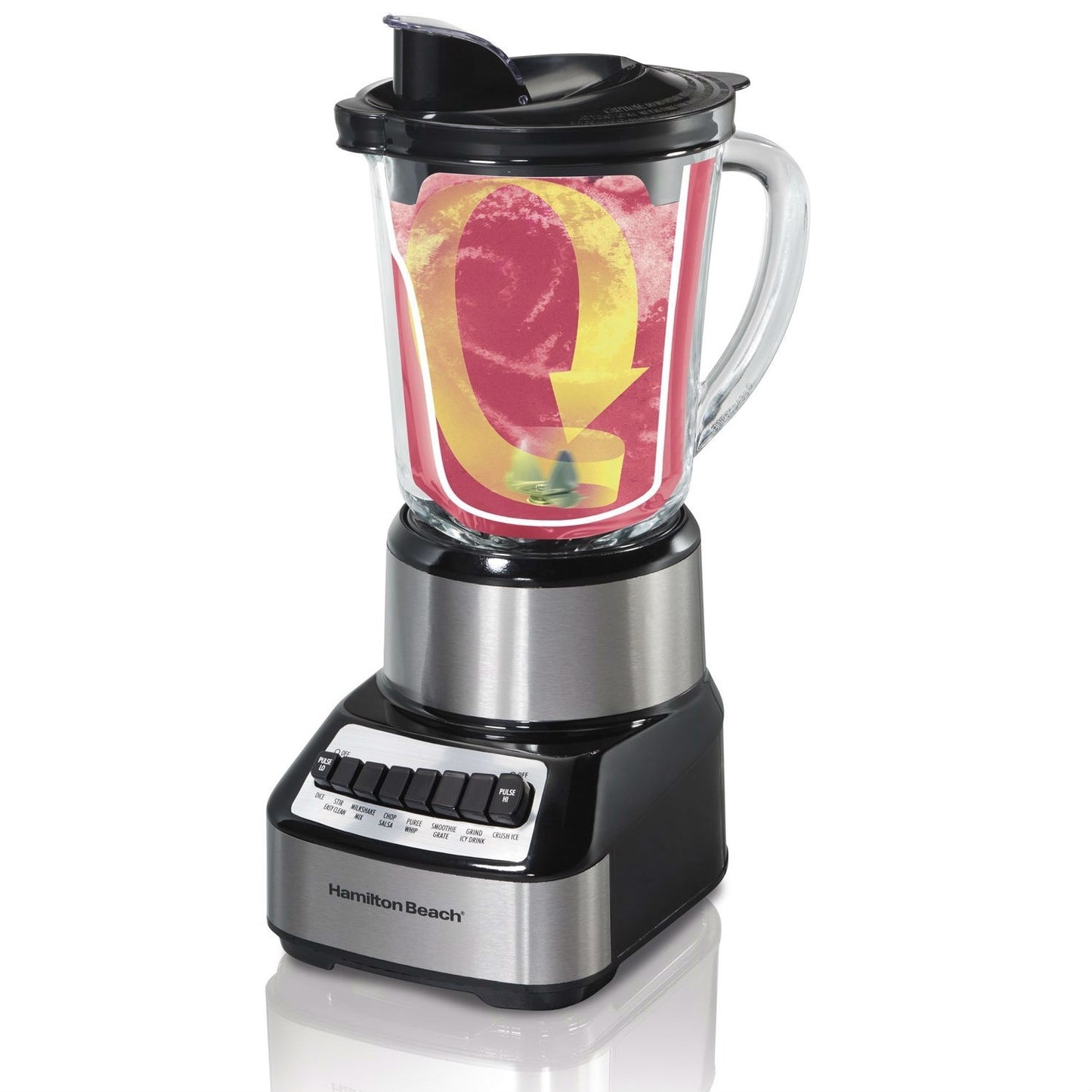 700-Watt Multi-Function Kitchen Countertop Blender with Glass Pitcher - 14 Blending Functions and Mess-Free Pour Lid