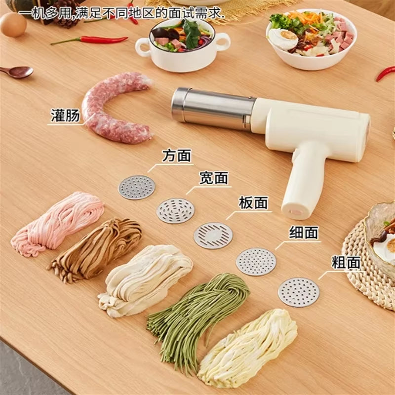 Professional Multifunctional Wireless Handheld Noodle Machine for Home and Commercial Use