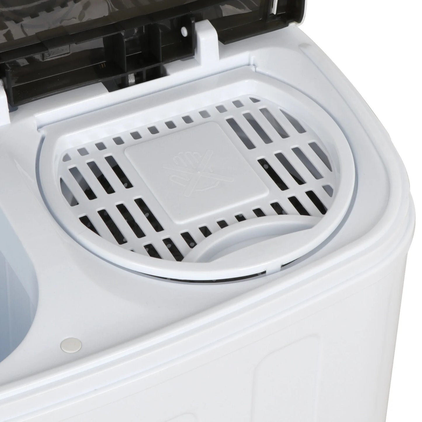 ZENY Home Compact Washing Machine Twin Tub Portable Mini 8 Washer + 5 Dryer (Dual, 13Lbs)