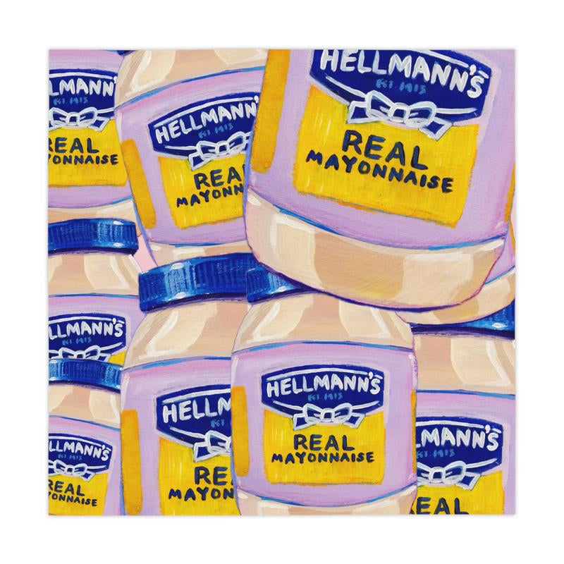 Mayonnaise-Themed Tablecloth: An Ideal Gift for Culinary Enthusiasts and Mayo Aficionados
