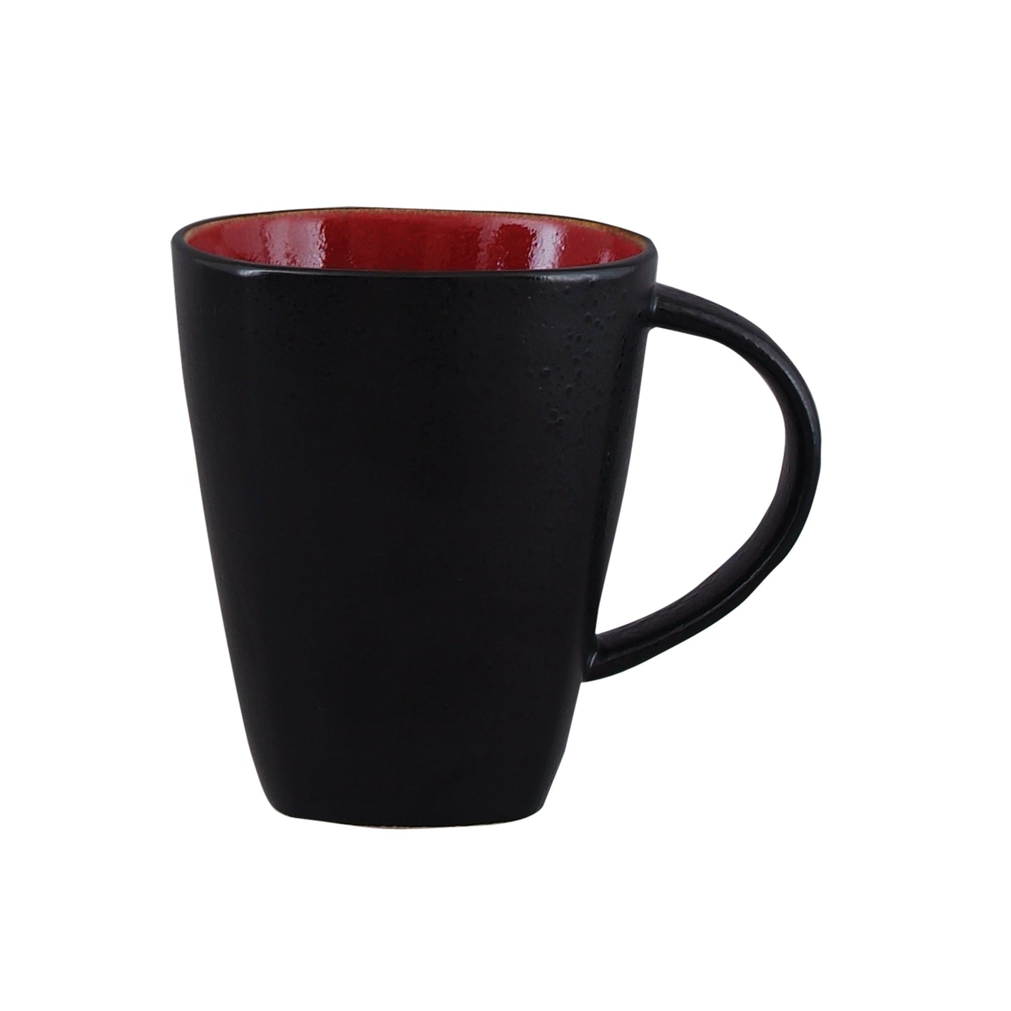 Gibson Soho Lounge 40-Piece Square Dinnerware Set in Red