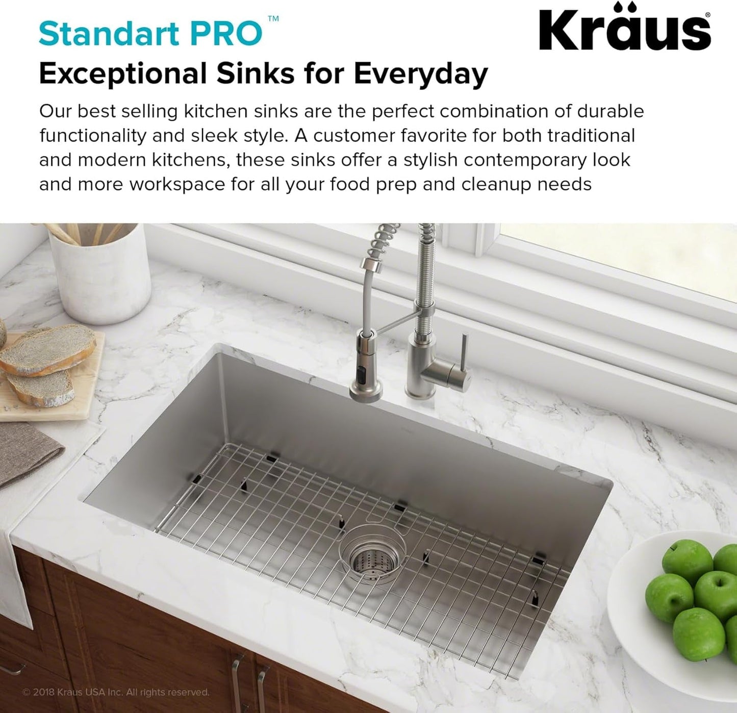 Standart PRO 28" Undermount Stainless Steel Sink: A Harmonious Fusion of Style and Functionality for Your Kitchen Upgrade