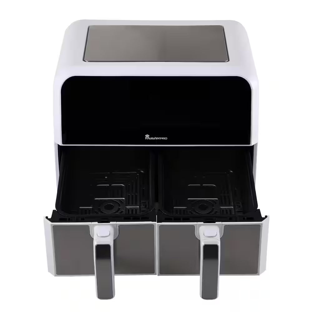8.4 Qt. White Dual Basket Air Fryer