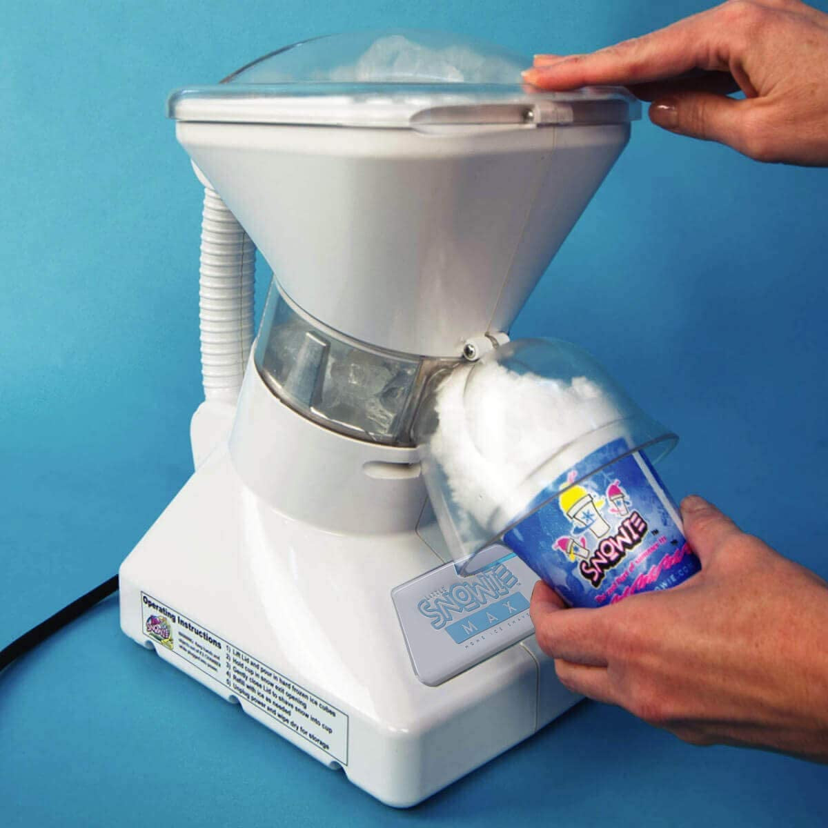Little Snowie Max Premium Shaved Ice Maker with Syrup Mix and Entrepreneur Kit