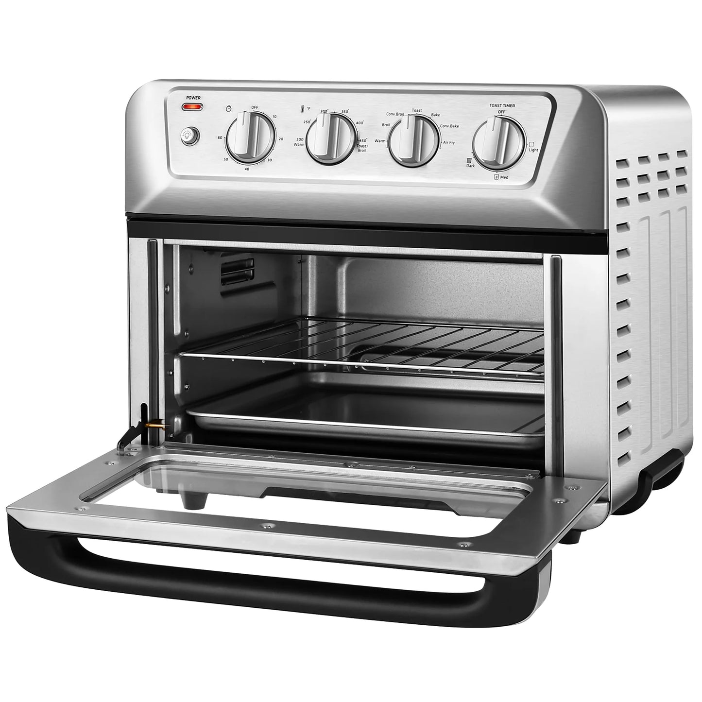 Costway 21.5QT Air Fryer Toaster Oven 1800W Countertop Convection Oven W/ Recipe