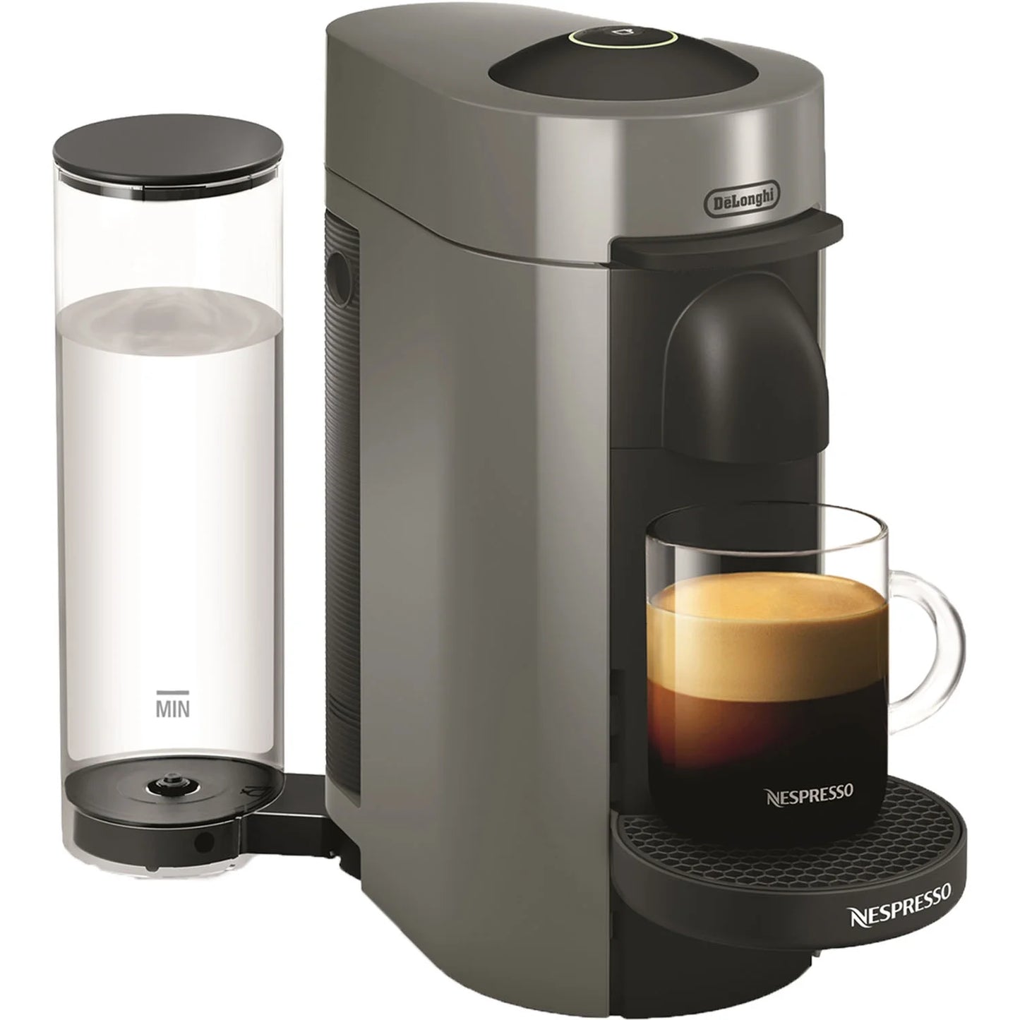 Nespresso New Vertuo plus Coffee and Espresso Machine by De'Longhi, Gray, Single-Serve Brewers