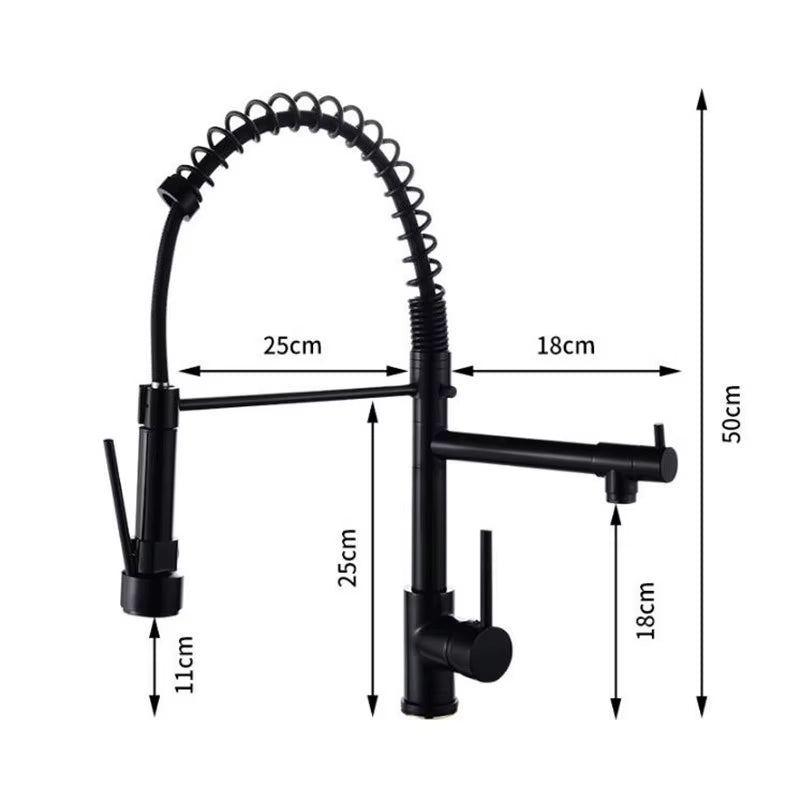 Pull Out Kitchen Faucet Rose Gold Kitchen Sink Mixer Tap Kitchen Faucet Vanity Water Tap Rotating Faucet Sink Faucet