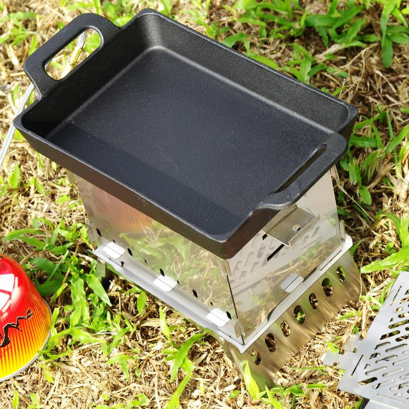 Sizzle Under the Stars: Premium Cast Iron Camping Pan for Outdoor Culinary Experiences