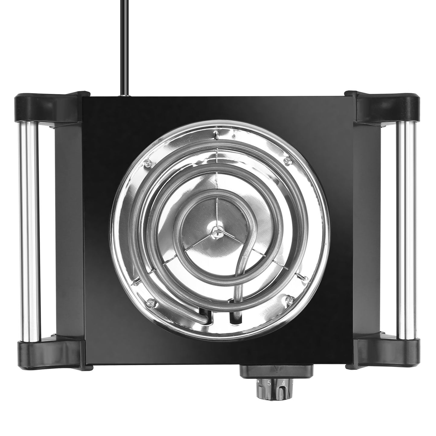 Versatile 1000W Portable Coil Hot Plate with 5 Temperature Settings - Ideal for Camping & Road Trips!