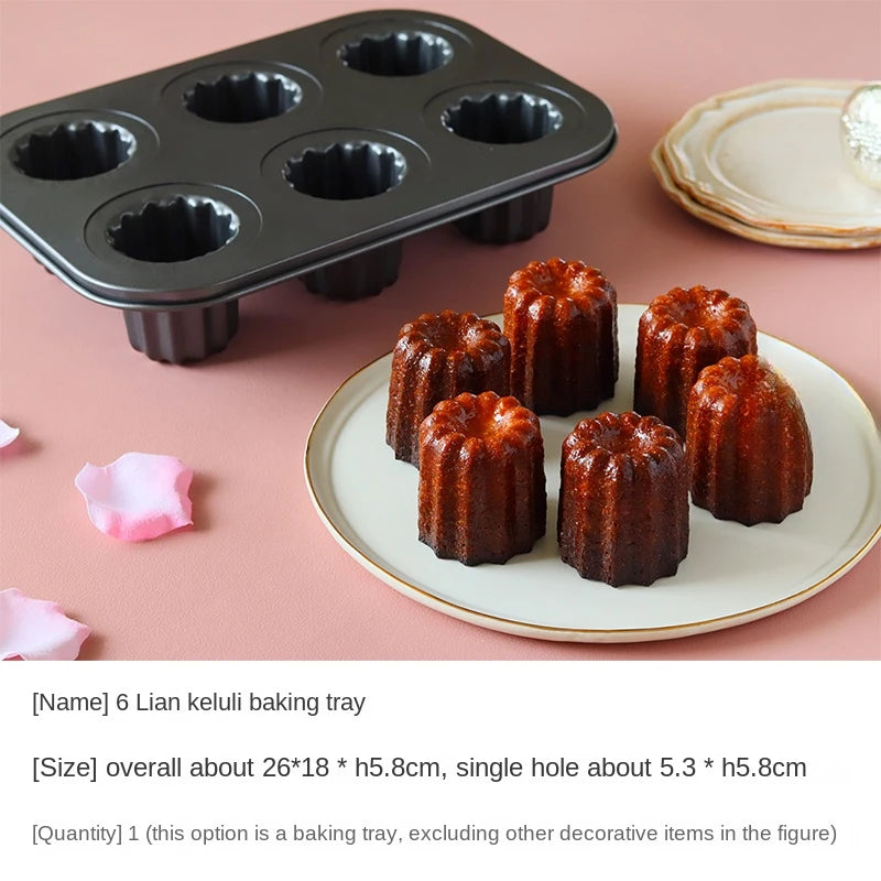 Authentic new doughnut cartoon bear 6 even chocolate cake baking tray home baking tools