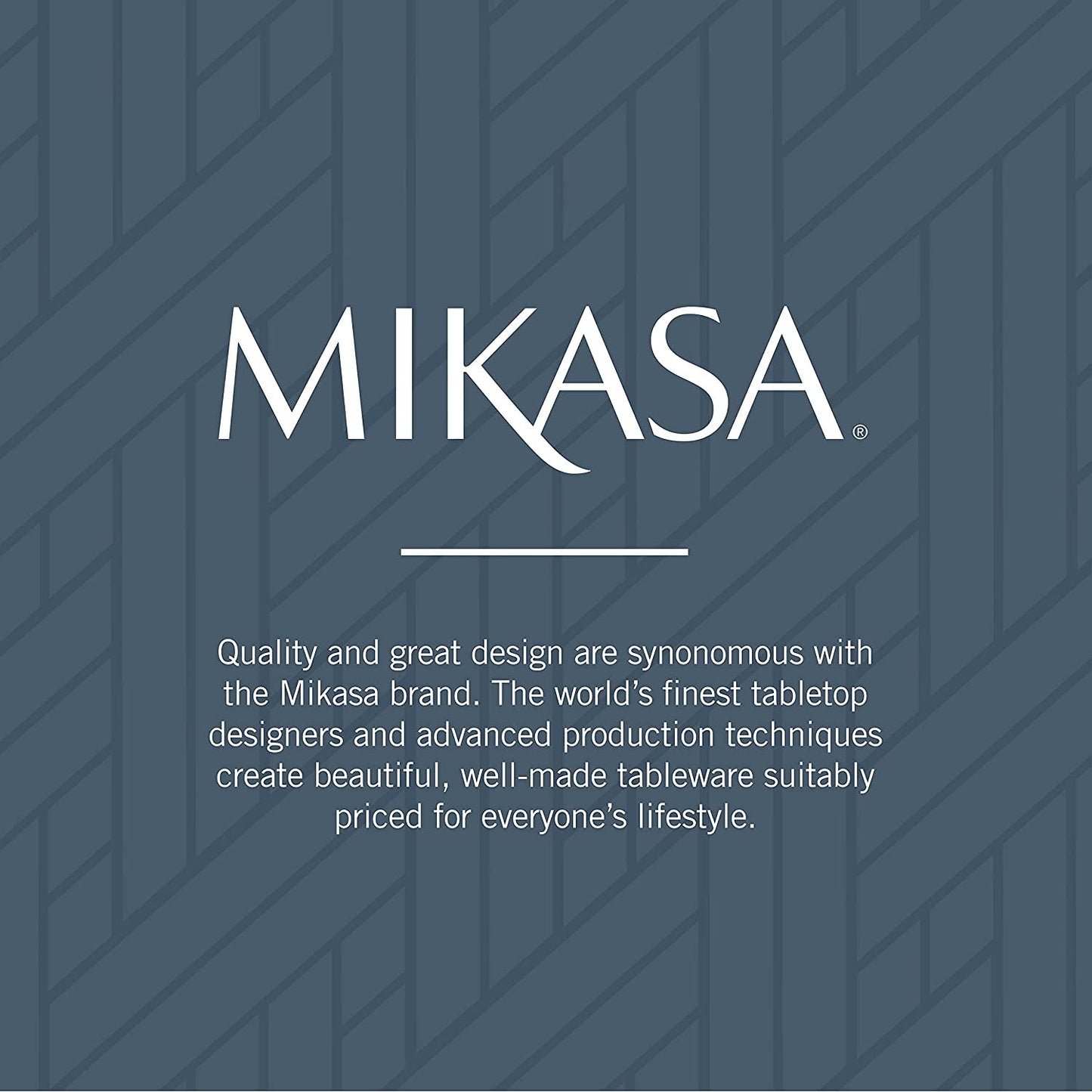 Mikasa Regent Bead 65-Piece Flatware Set for 12, 18/10 Stainless Steel with Serving Utensils