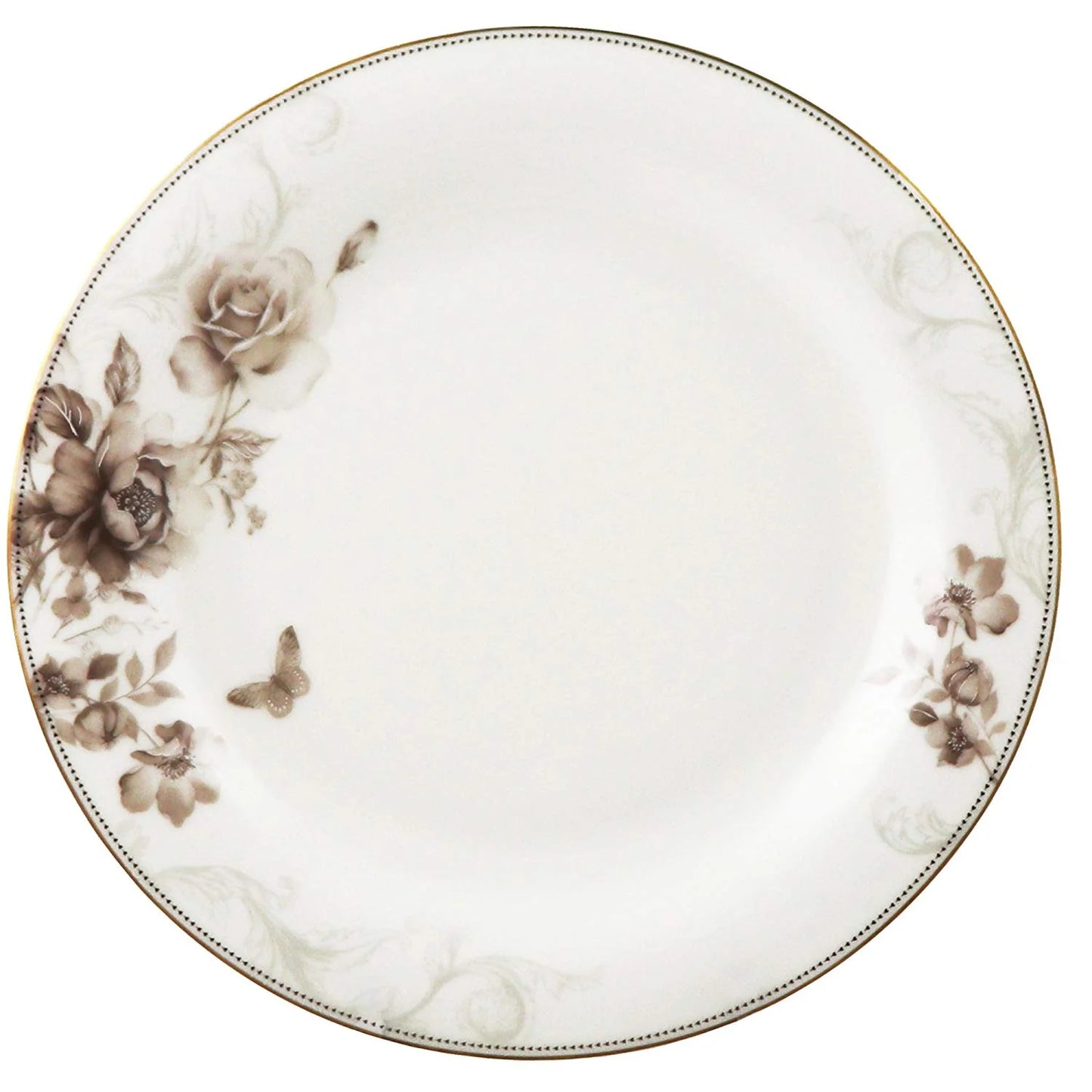 Lorenzo Import Cora-57 57 Piece Dinnerware Set & Bone China Service for 8 People - Cora