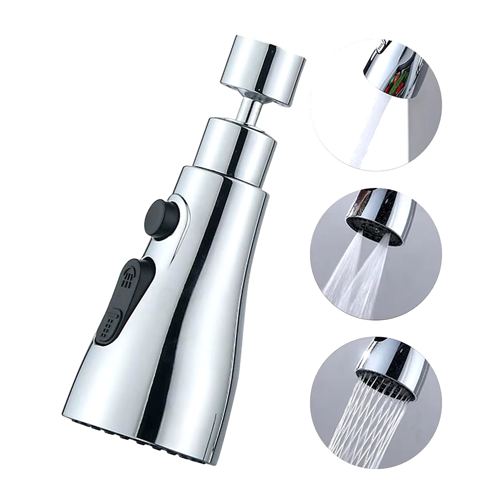 360° Rotating Faucet Extender with 3 Adjustable Water Modes for Enhanced Kitchen Efficiency