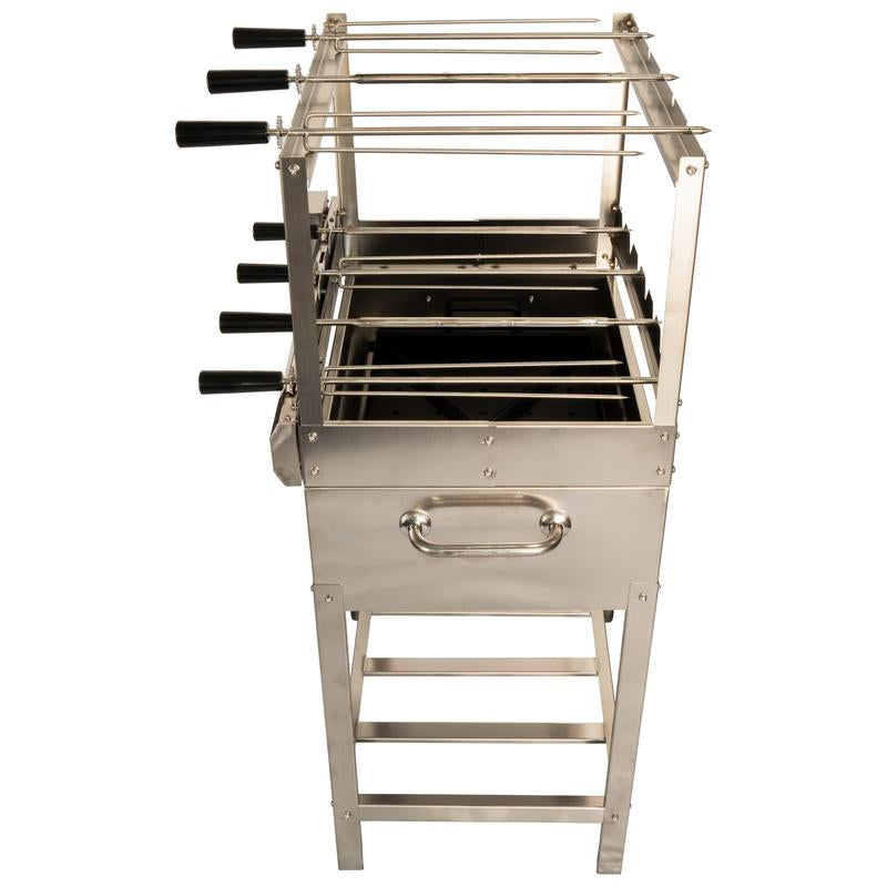 Bacana Grill Original - 7 Skewers Multi Rotisserie Grill Brazilian BBQ