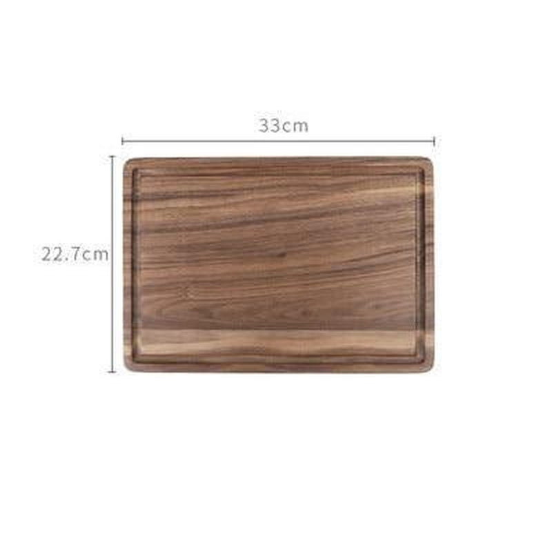 Black Walnut Wood Cutting Board Creative Whole Tray Fruit Chopping Cutting Board Wood Chopping Blocks for Kitchen Knives round Woodcutting Boards