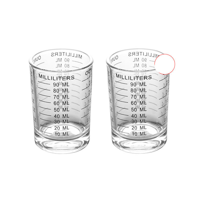 Color: 20Style - American Espresso Cup Ounce Cup Glass Ounce Cup Graduated Extraction Cup