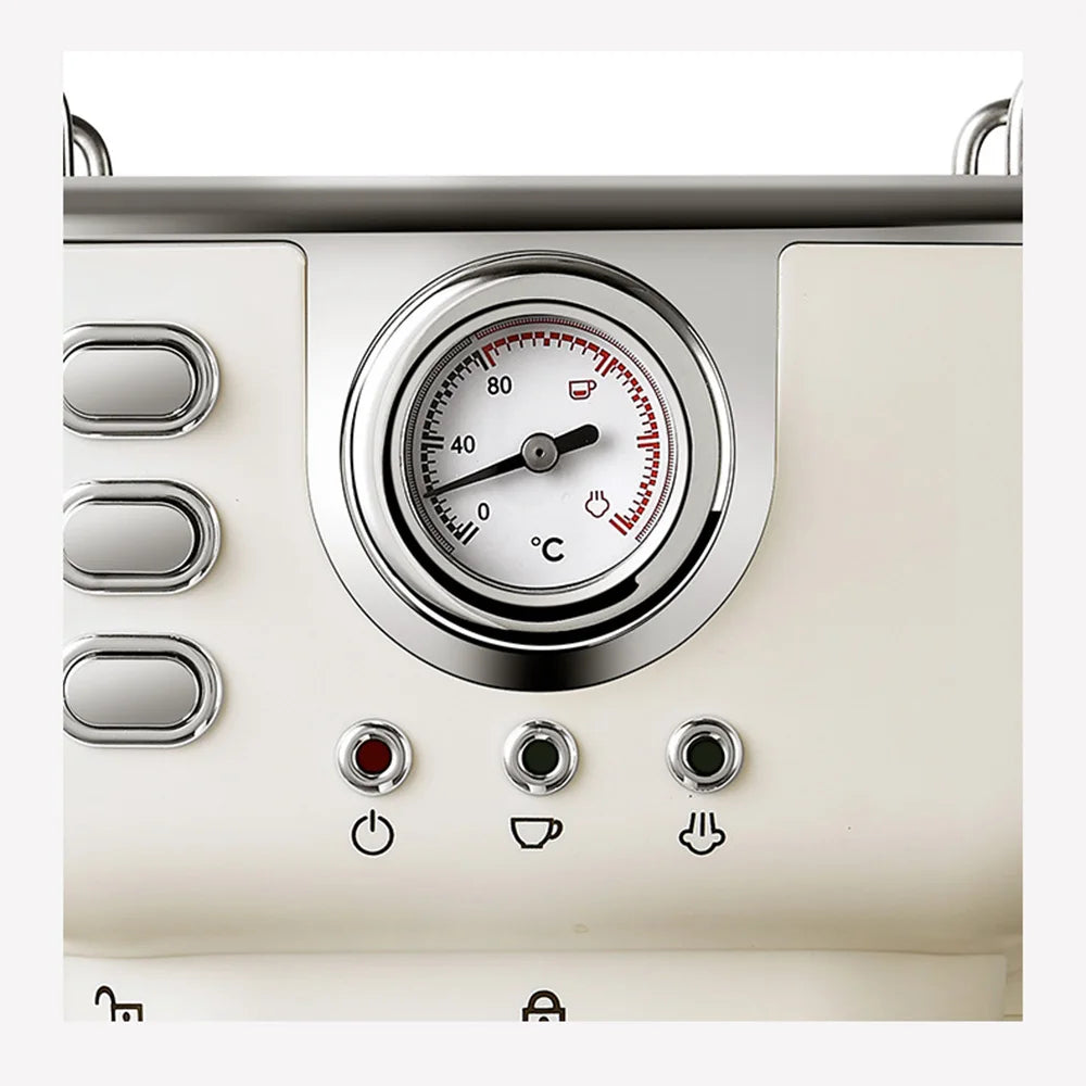 Houselin Professional Espresso Machine 20 Bar with Cappuccino and Steam Milk Frother