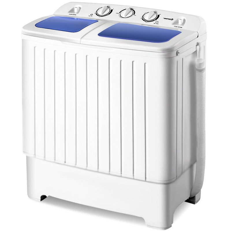 20 lbs Compact Twin Tub Washing Machine for Residential Use