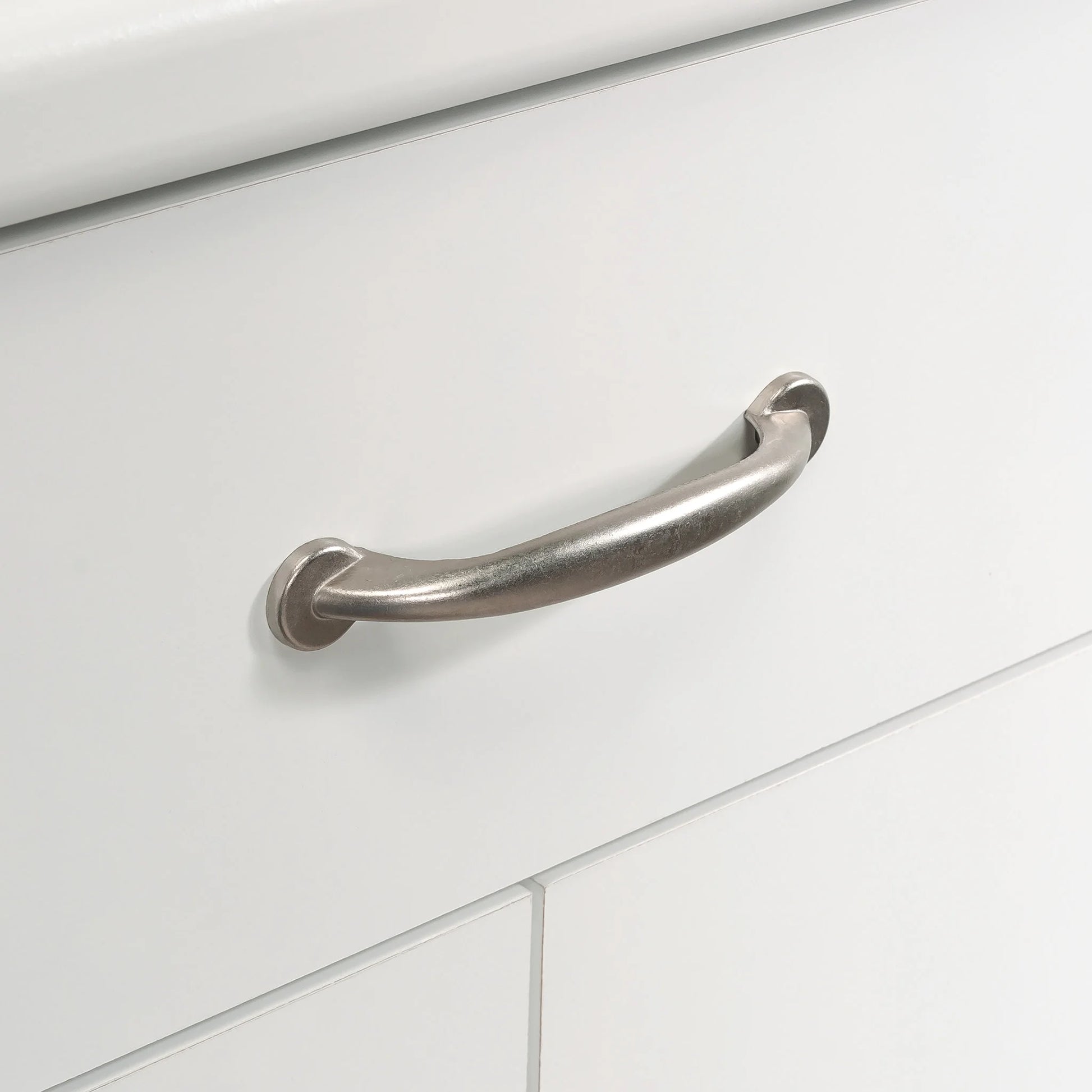 Sauder Kitchen Cart for Microwave in Soft White, Soft White Finish