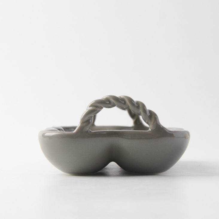 Color: Gray - Ceramic Personalized Egg Storage Container For Home Kitchen Use