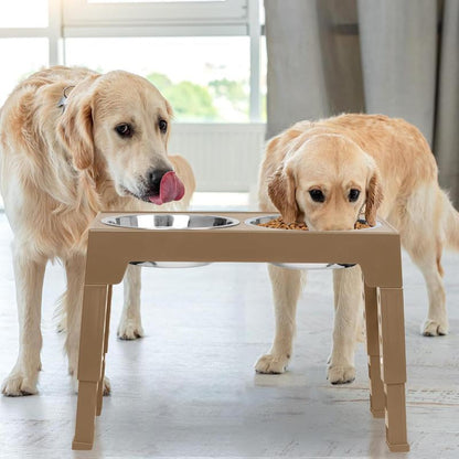 Niubya Adjustable Dog Bowls: Elevate Mealtime for Pets of All Sizes