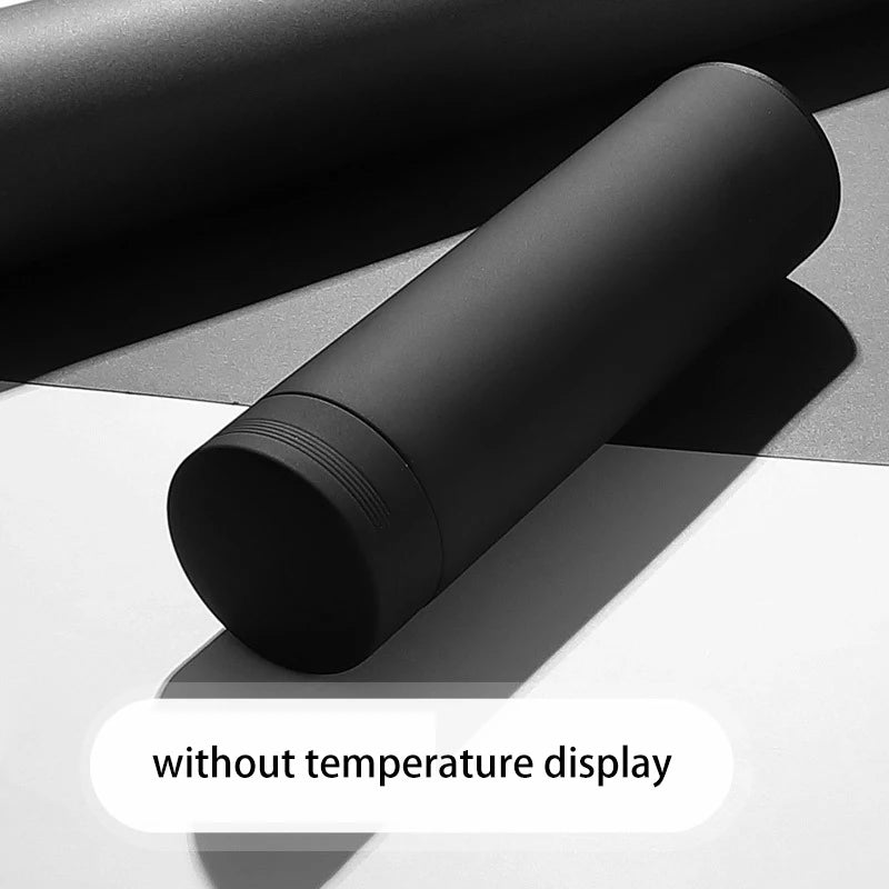 500ml Stainless Steel Smart Water Bottle with Temperature Display - Leakproof Vacuum Flask for Beverages - Perfect Holiday Gift