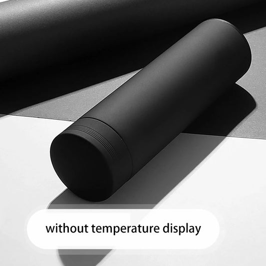 500ml Stainless Steel Smart Water Bottle with Temperature Display - Leakproof Vacuum Flask for Beverages - Perfect Holiday Gift