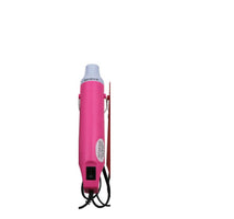 Color: Pink, Model: 220v-3Flat plug, style:  - Electric Soft Hot Air Blower