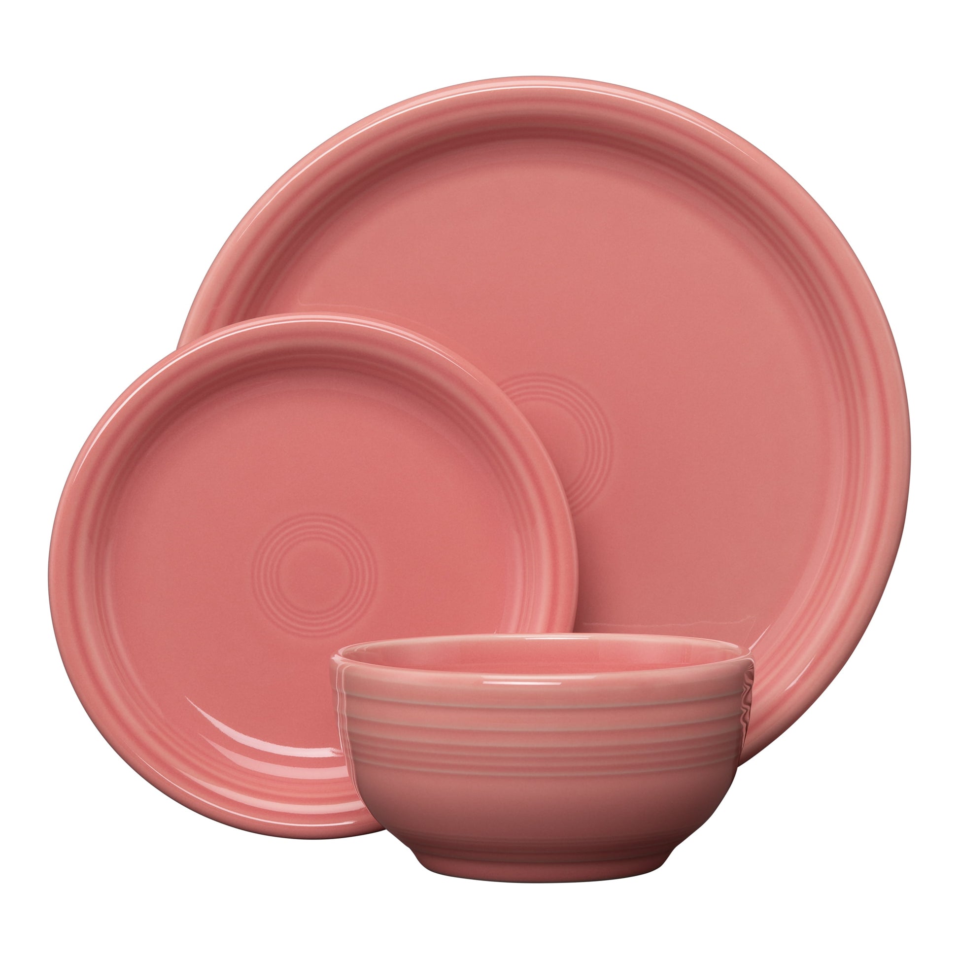 Fiesta Coupe Bistro 16Pc Ceramic Dinnerware Set Mixed Pastel