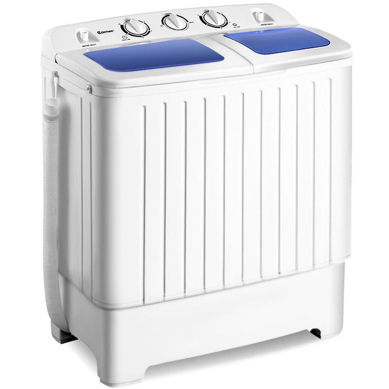 20 lbs Compact Twin Tub Washing Machine for Residential Use