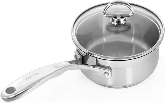 Chantal SLIN35-140 1 Quart Stainless Steel Induction Saucepan
