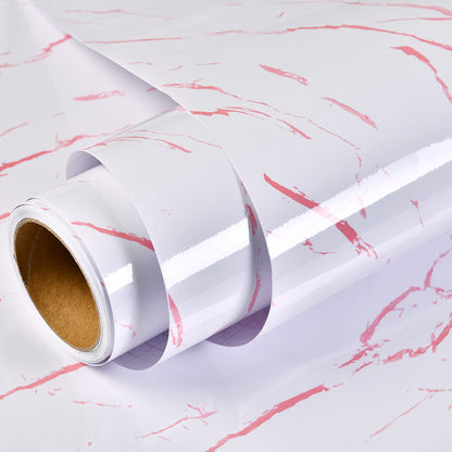 Color: A6, style: 60cm widex1 rice price - Wallpaper Vinyl-Film Room-Decor Furniture Renovation Self-Adhesive Marble Bathroom Kitchen