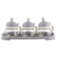 Color: Turnip Gray 3 - Seasoning Box Household Kitchen Supplies Cartoon