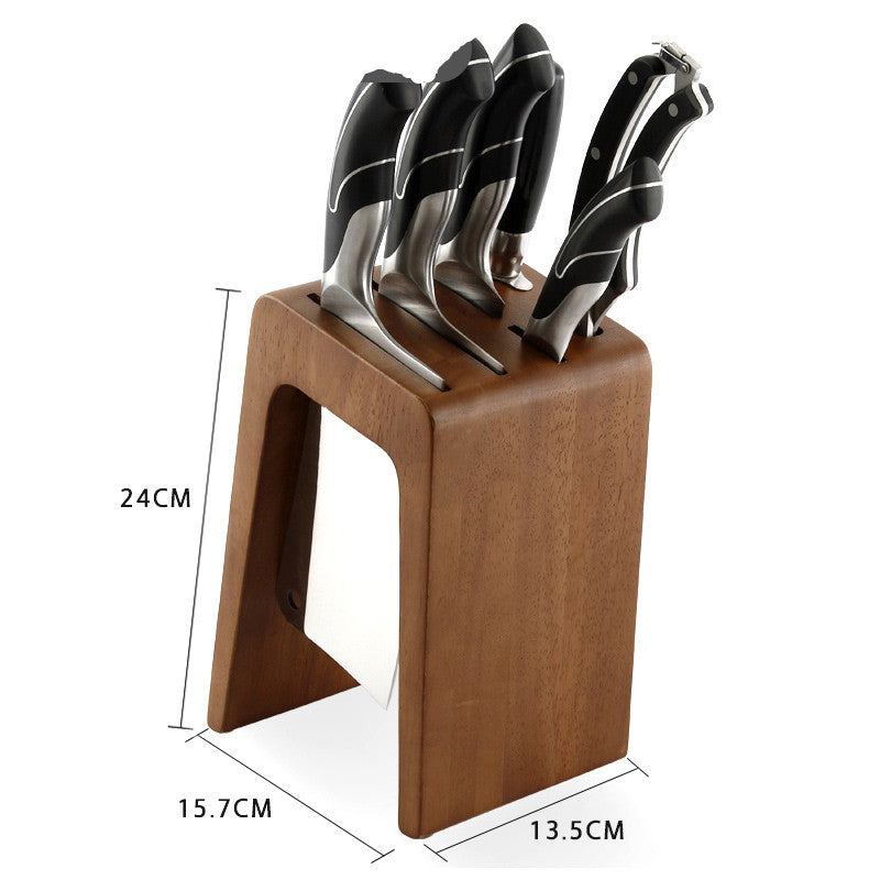 Color: B - Raw And Cooked Classification Knife Holder Rack Multifunctional Household Knife Holder Knife Holder Knife Storage Rack Knife Holder Kitchen Supplies