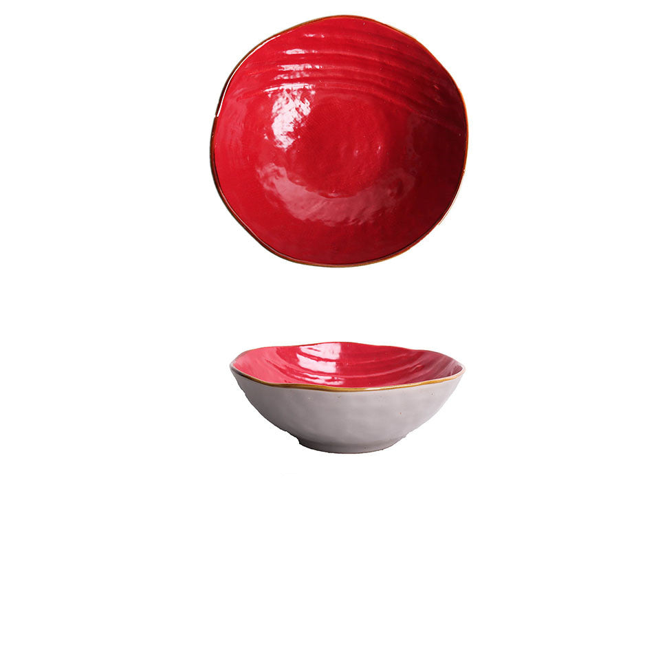style: 16 - Creative Ceramic Retro Big Soup Bowl Household Large Pickled Cabbage Fish Bowl Restaurant Super Large Lobster Bowl Ice Cracked Bowl Tableware