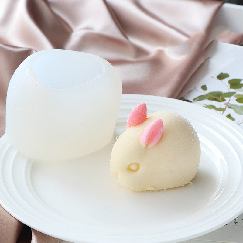 style: G - Pudding Jelly Shar Pei Dog Rabbit Saliva Pig Net Red Stereo Mousse Mold