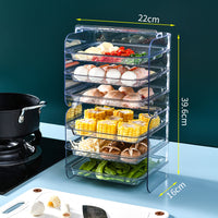 style: E - Kitchen Pantry Portable Multi-Layer Tier Food Rack Stand Drawer Type Food Tray Dish