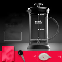 style: C - Hand-Punched Household French Filter Press Pot Heat-Resistant Tea Maker
