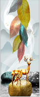 Color: BXT59, Size: Tiny - Chinese Style Light Luxury Refrigerator Magnet