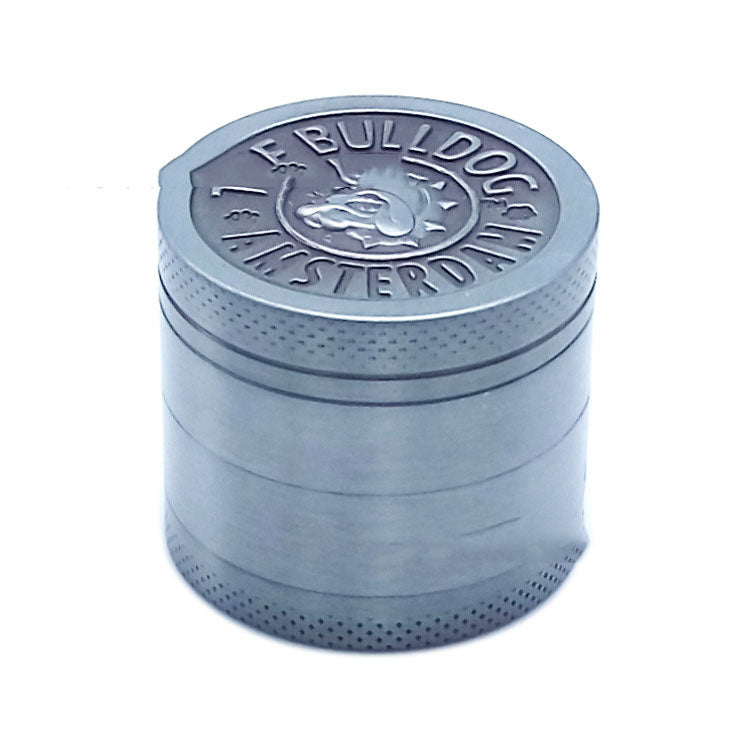 Color: Silver - Dog'S Head Cigarette Grinder Bulldog Cigarette Crusher Zinc Grinder Metal Cigarette Grinder