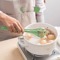 Color: Green, Kitchenware: Egg folder - Wuming Egg Beater, Egg Folder, Egg Stirrer, Egg Catcher, Household Kitchen Noodle Shaker, Cream Clipper, Baking Tool