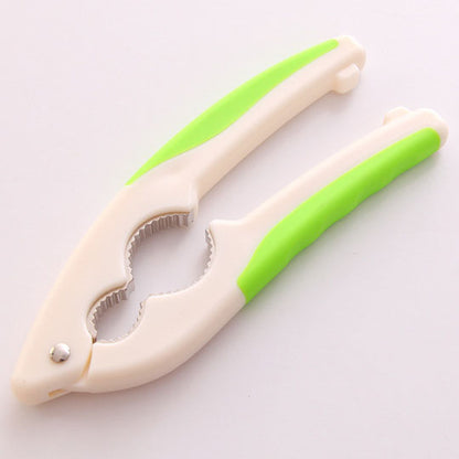 Simple Zinc Alloy Walnut Clip Opener