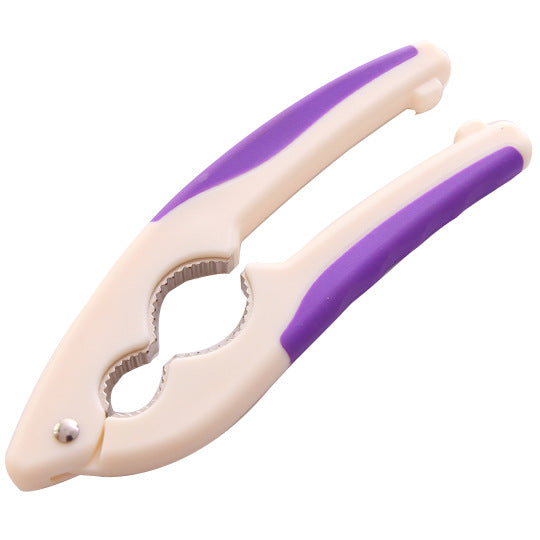 Simple Zinc Alloy Walnut Clip Opener